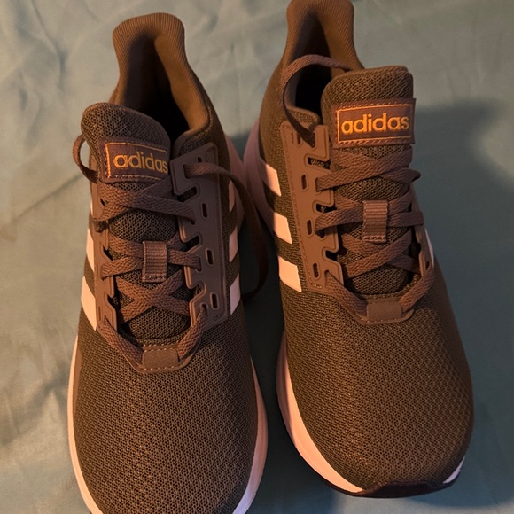 Adidas Kids' Charcoal and White Sneakers - Picture 1 of 3